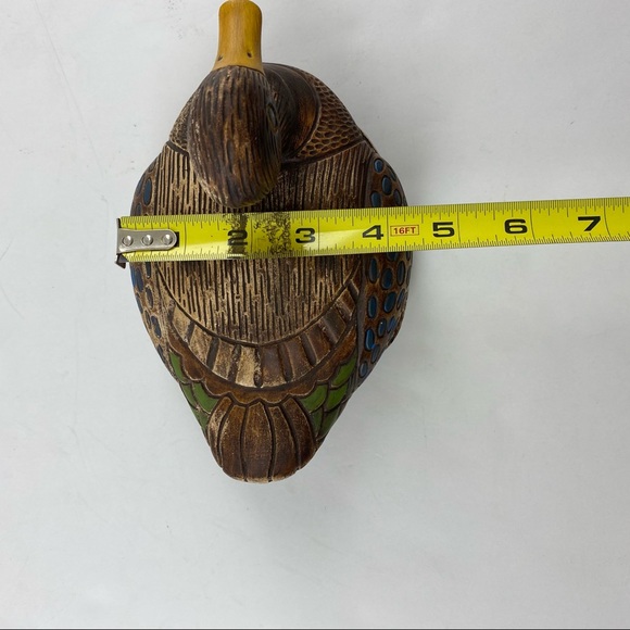 Vintage 1970s Porcelain Duck Candy Dish Hand Painted - Picture 13 of 14